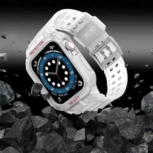 Apple Watch 4/5/6/7/8/SE (42/44/45mm) Armored Óraszíj és Tok Átlá-9145576231746 2 kép