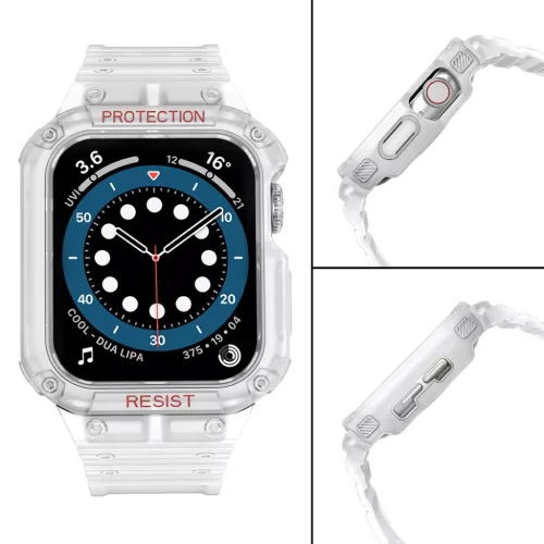 Apple Watch 4/5/6/7/8/SE (42/44/45mm) Armored Óraszíj és Tok Átlá-9145576231746 6 kép