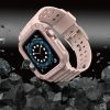 Apple Watch 4/5/6/7/8/SE (42/44/45mm) Armored Óraszíj és Tok Pink-9145576231760 4 kép
