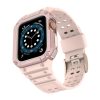 Apple Watch 4/5/6/7/8/SE (42/44/45mm) Armored Óraszíj és Tok Pink-9145576231760 6 kép