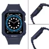 Apple Watch 4/5/6/7/8/SE (42/44/45mm) Armored Óraszíj és Tok Kék-9145576231777 3 kép