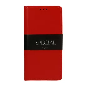 Samsung Galaxy S22 Plus Book Special bőr fliptok piros