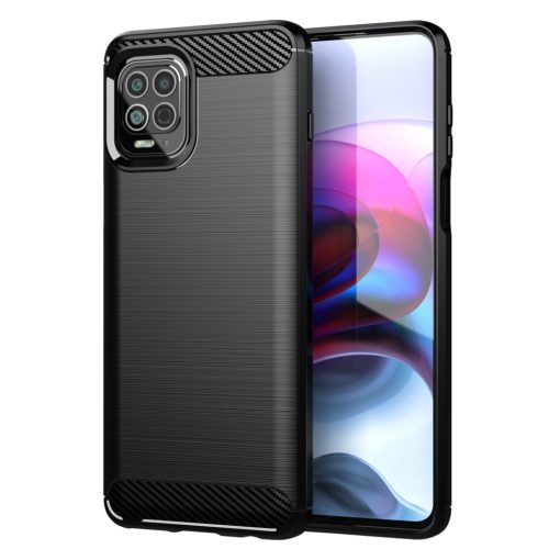 Motorola Moto G100 / Edge S Carbon szénszál mintájú TPU tok fekete-9111201937468 11 kép