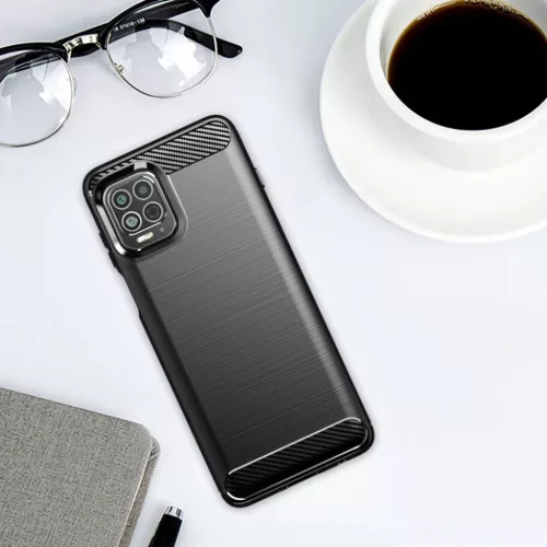 Motorola Moto G100 / Edge S Carbon szénszál mintájú TPU tok fekete-9111201937468 1 kép