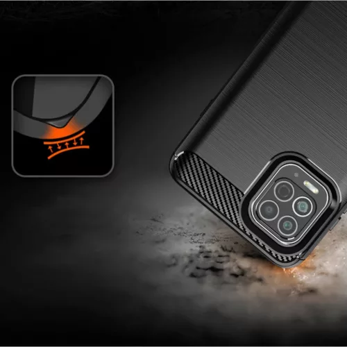 Motorola Moto G100 / Edge S Carbon szénszál mintájú TPU tok fekete-9111201937468 2 kép