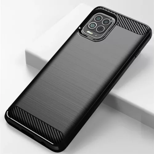 Motorola Moto G100 / Edge S Carbon szénszál mintájú TPU tok fekete-9111201937468 8 kép