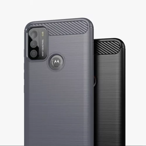 Motorola Moto G50 Carbon szénszál mintájú TPU tok fekete-9111201937475 6 kép