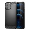 iPhone 13 Pro Max Carbon szénszál mintájú TPU tok fekete-9145576212509 1 kép