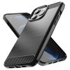 iPhone 13 Pro Max Carbon szénszál mintájú TPU tok fekete-9145576212509 8 kép