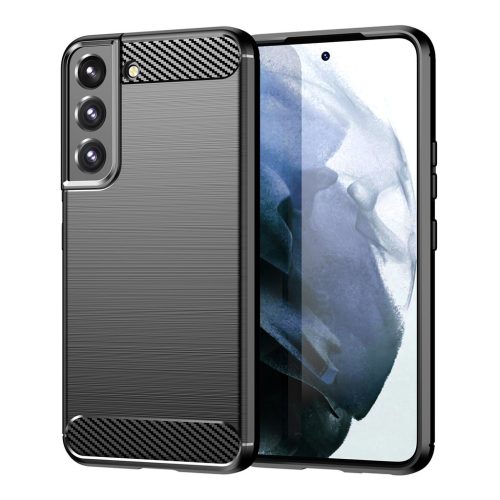 Samsung Galaxy S22 Plus Carbon szénszál mintájú TPU tok fekete-9145576232064 10 kép