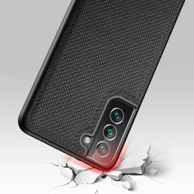 Samsung Galaxy S22 Plus Dux Ducis Fino nylon bevonatú tok fekete-6934913043516 1 kép
