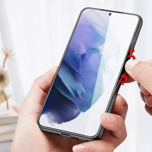 Samsung Galaxy S22 Plus Dux Ducis Fino nylon bevonatú tok fekete-6934913043516 2 kép