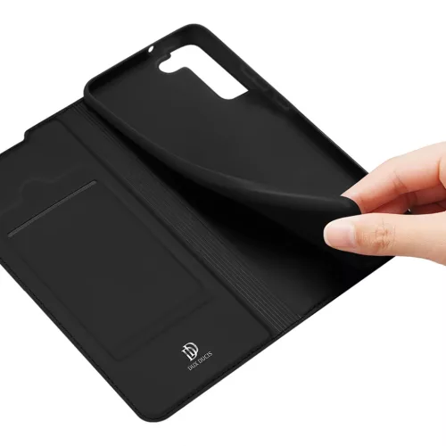 Samsung Galaxy S22 Plus Dux Ducis Skinpro fliptok fekete-6934913044049 5 kép