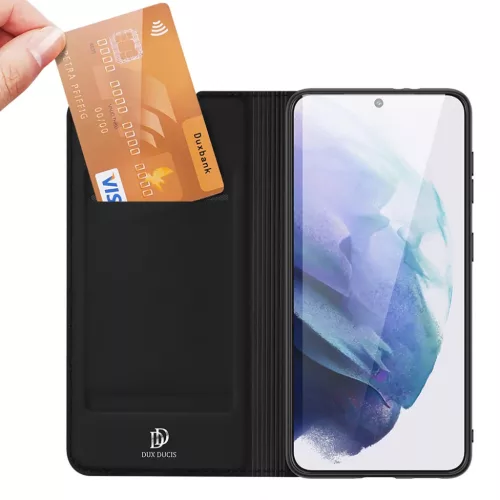Samsung Galaxy S22 Plus Dux Ducis Skinpro fliptok fekete-6934913044049 8 kép