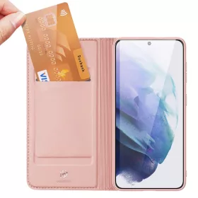 Samsung Galaxy S22 Plus Dux Ducis Skinpro fliptok rózsaszín-6934913044063 2 kép