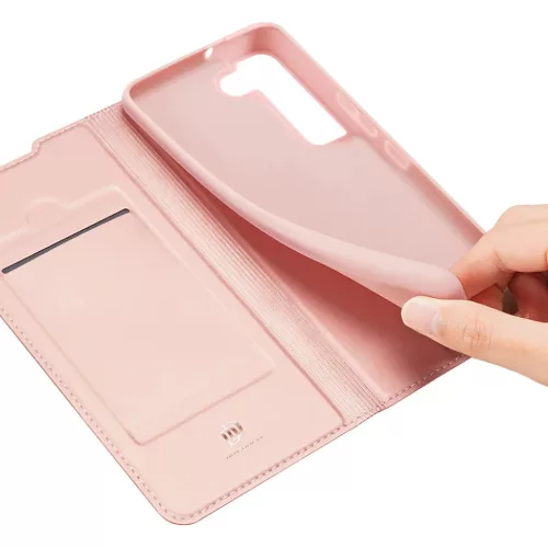 Samsung Galaxy S22 Plus Dux Ducis Skinpro fliptok rózsaszín-6934913044063 9 kép