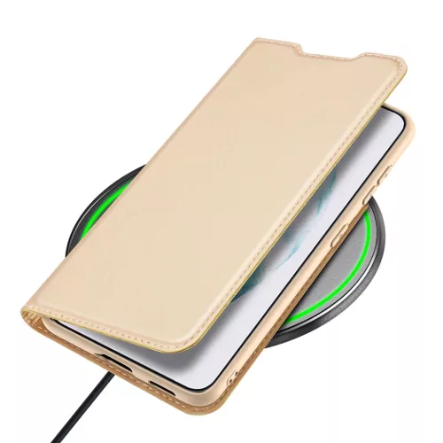 Samsung Galaxy S22 Plus Dux Ducis Skinpro fliptok arany-6934913044070 2 kép