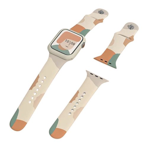 Apple Watch 4/5/6/7/8/SE/Ultra (42/44/45/49mm) Moro Szilikon óraszíj-9145576238103 8 kép