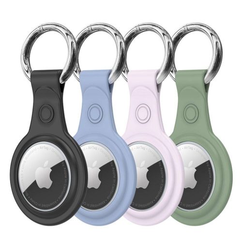 Apple Airtag Dux Ducis tok 4db (fekete, kék, rózsaszín, zöld)-6934913050453 11 kép