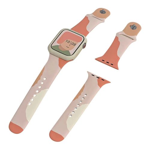 Apple Watch 8/7/6 / SE / 5/4/3/2 (41mm / 40mm / 38mm) Moro Szilikon ó-9145576238134 2 kép