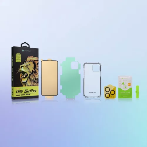 iPhone 12 Pro Bestsuit 6in1 Tok / flexi kijelzővédő üveg / hátlap-9145576225424 8 kép