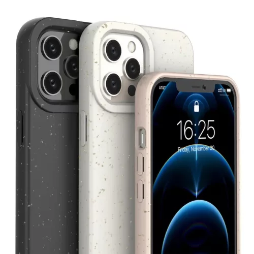 iPhone 12 Pro Max Szilikon eco shell lila-9145576233641 8 kép
