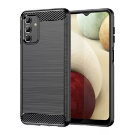   Samsung Galaxy A13 5G Carbon szénszál mintájú TPU tok fekete