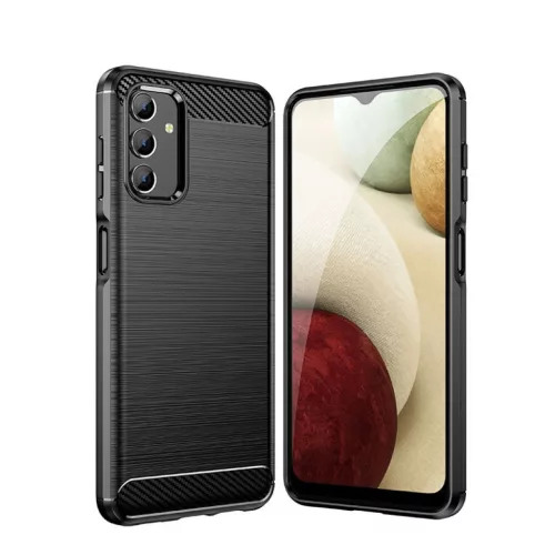 Samsung Galaxy A13 5G Carbon szénszál mintájú TPU tok fekete-9145576232088 3 kép