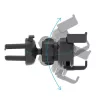 Univerzális Gravity autós telefontartó szellőzőre fekete YC06-9145576238301 5 kép