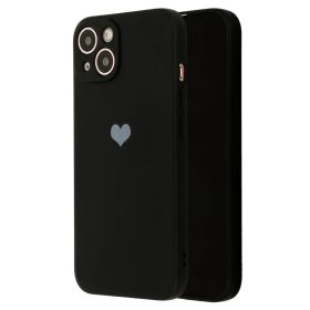 iPhone 11 Pro Max Vennus szilikon tok szív mintával fekete