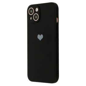 iPhone 11 Pro Max Vennus szilikon tok szív mintával fekete-5900217907275 1 kép