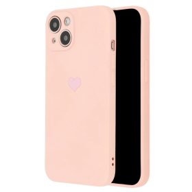   iPhone 11 Pro Max Vennus szilikon tok szív mintával rózsaszín