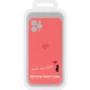 iPhone 11 Pro Vennus szilikon tok szív mintával piros-5900217907251 4 kép