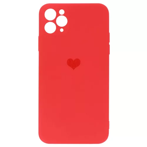 iPhone 11 Pro Vennus szilikon tok szív mintával piros-5900217907251 8 kép