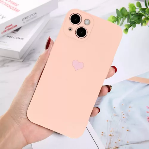 iPhone 13 Pro Max Vennus szilikon tok szív mintával rózsaszín-5900217907756 5 kép