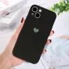 iPhone 13 Pro Vennus szilikon tok szív mintával fekete-5900217907459 5 kép
