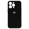 iPhone 13 Pro Vennus szilikon tok szív mintával fekete-5900217907459 6 kép