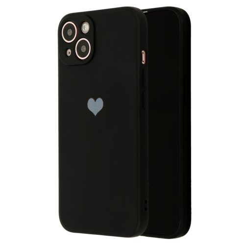 Samsung Galaxy S22 Plus Vennus szilikon tok szív mintával fekete-5900217911609 7 kép