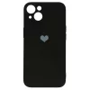 Samsung Galaxy S22 Plus Vennus szilikon tok szív mintával fekete-5900217911609 2 kép