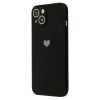 Samsung Galaxy S22 Plus Vennus szilikon tok szív mintával fekete-5900217911609 3 kép