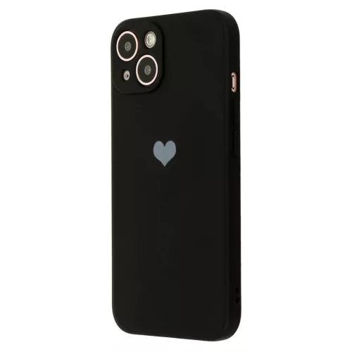 Samsung Galaxy S22 Plus Vennus szilikon tok szív mintával fekete-5900217911609 3 kép