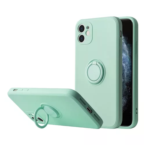 Xiaomi Redmi Note 11 5G Vennus szilikon tok hátlapi gyűrűvel menta-5900217913283 7 kép
