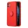 Xiaomi Redmi Note 11 Pro / Note 11 Pro Plus KÍNAI VERZIÓRA Vennus szilikon tok hátlapi gyűrűvel piros