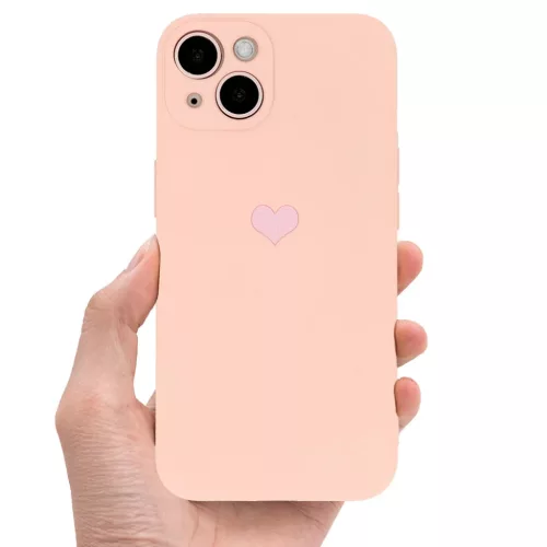 Samsung Galaxy A22 4G/M22 4G Vennus szilikon tok szív mintával rózs-5900217907817 5 kép