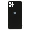 Samsung Galaxy S21 Plus Vennus szilikon tok szív mintával fekete-5900217908180 5 kép