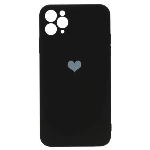 Samsung Galaxy S9 Vennus szilikon tok szív mintával fekete-5900217908098 5 kép