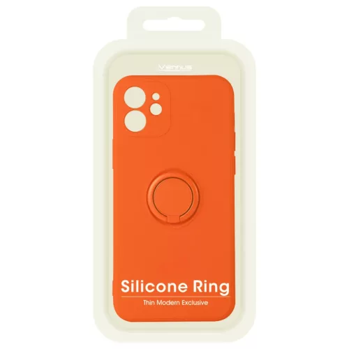 iPhone 13 Pro Vennus Silicone Ring tok narancssárga-5900217917540 2 kép