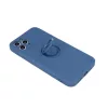iPhone 13 Mini Szilikon tok hátlapi gyűrűvel sötétkék-5900495947895 2 kép