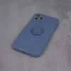 iPhone 13 Mini Szilikon tok hátlapi gyűrűvel sötétkék-5900495947895 3 kép