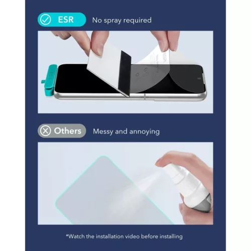Samsung Galaxy S22 Plus ESR Liquid Skin kijelzővédő fólia 3 db-4894240159446 1 kép